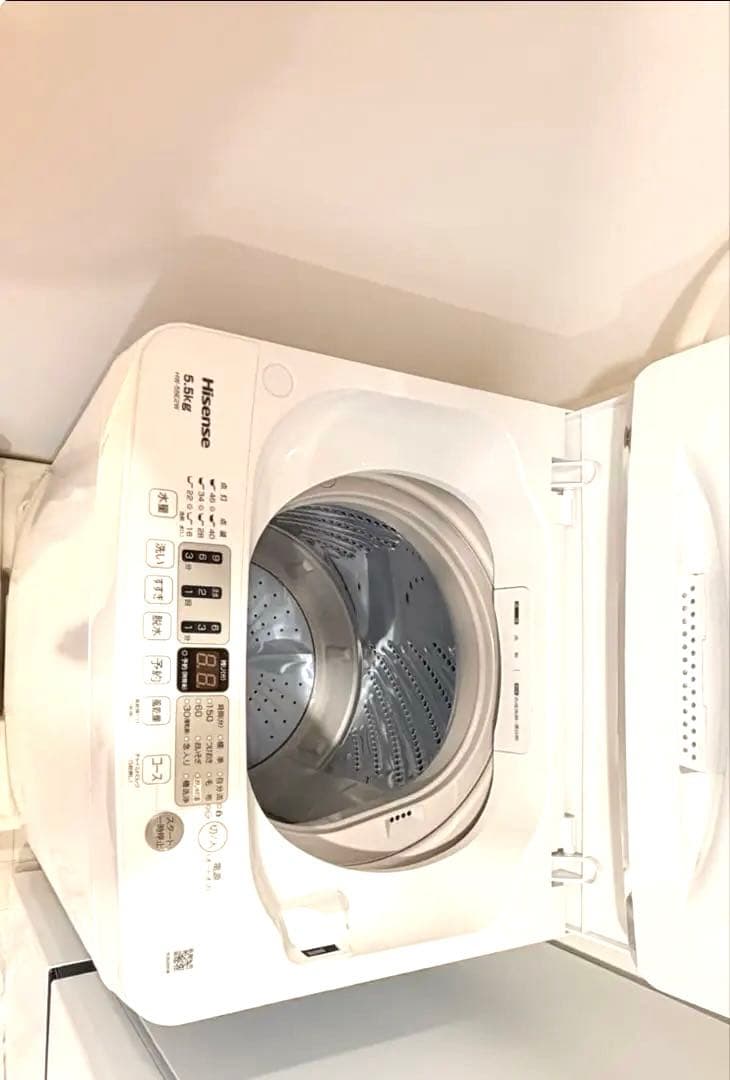 ハイセンス 全自動洗濯機 HW55E2W 5.5kg 2024年購入