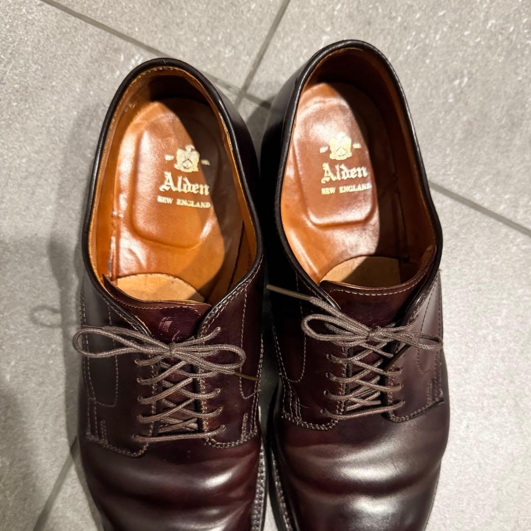 Alden 53501 8D シェルコードバン バーガンディ モディファイド - メルカリ