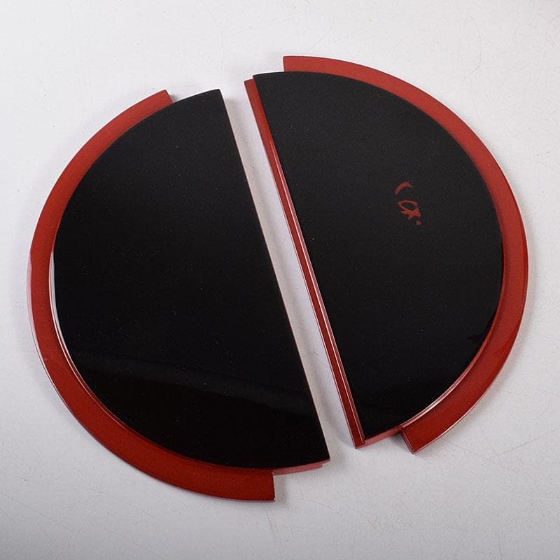 専用 浜木松峰 朱塗銀タガ 手桶水指 堀内宗完(兼中斎)極め箱 VR8538H