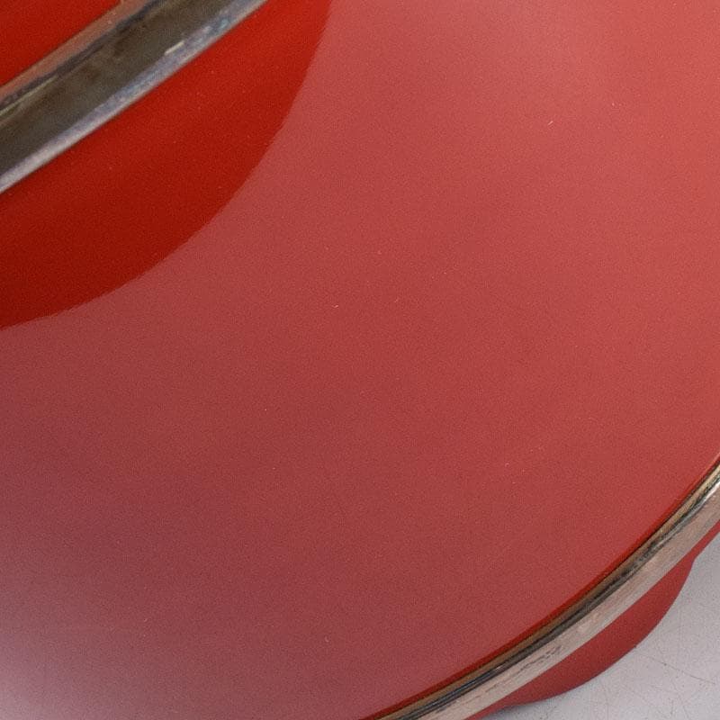 専用 浜木松峰 朱塗銀タガ 手桶水指 堀内宗完(兼中斎)極め箱 VR8538H