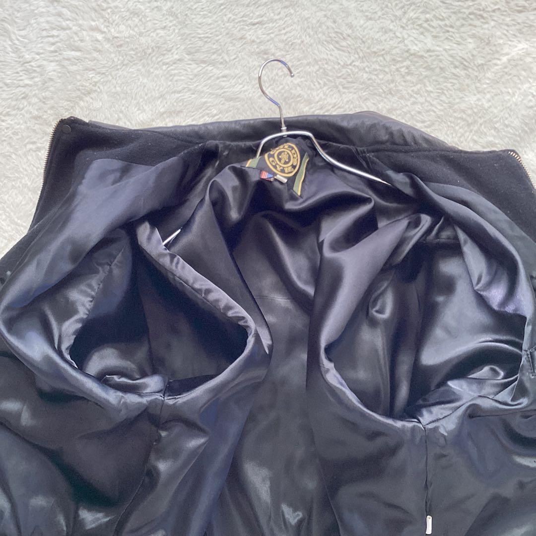 希少】ゴールドジム スタジャン レザー切り替え USA製 XL 黒