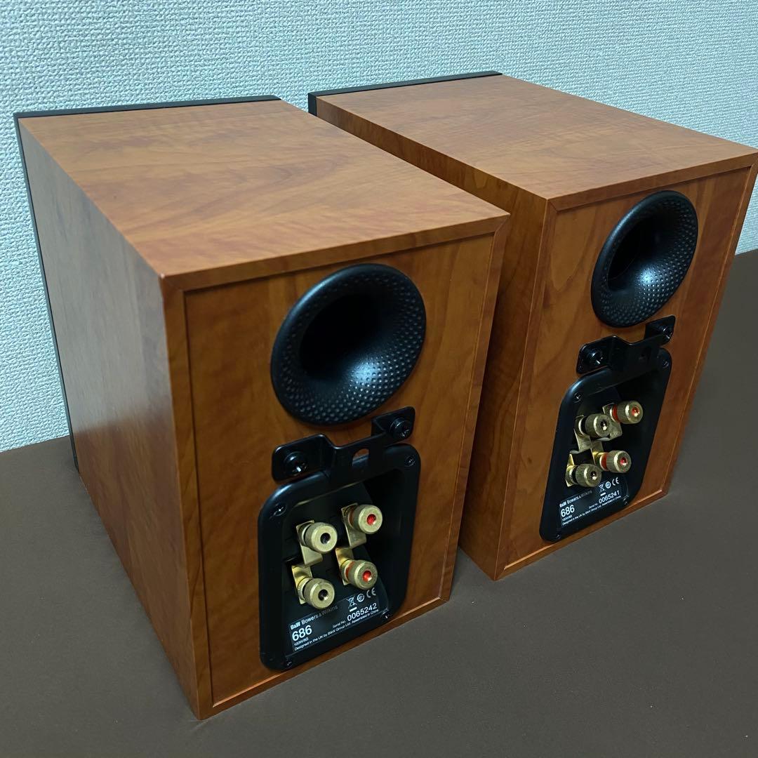B&W スピーカー 686（スピーカーケーブル付）