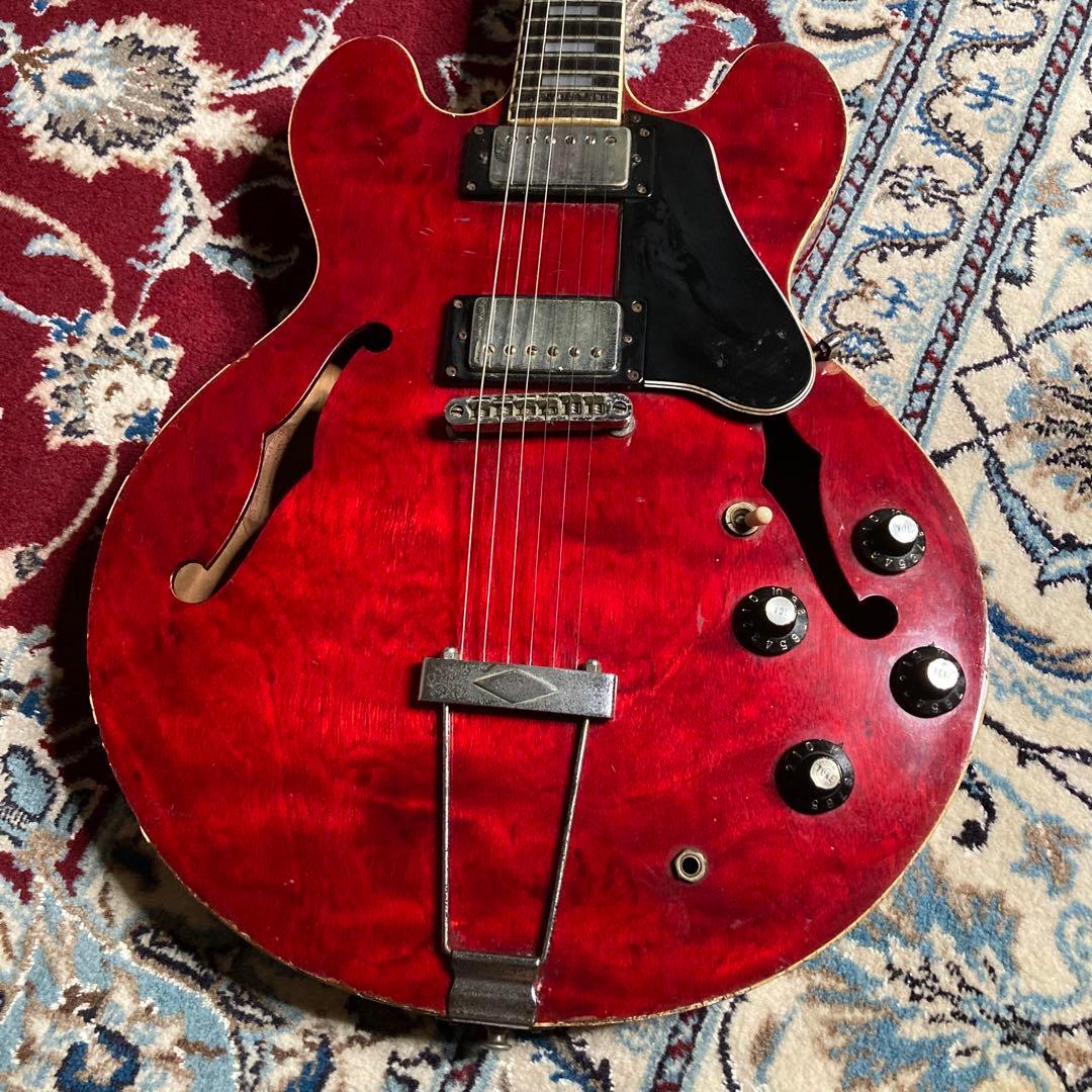 ジャパンヴィンテージ Greco フルアコギター SA-550 1977年製 - メルカリ