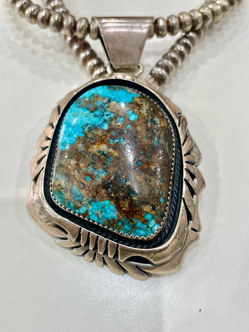 ナバホ族Danny Dale作ペンダント ターコイズ ネック - serva2z.com