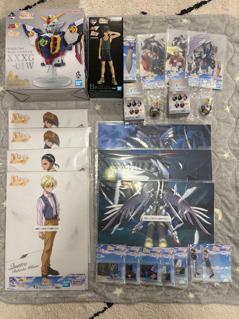 一番くじ　ガンダムW　A賞　B賞　C賞　D賞　E賞　F賞　G賞 一番くじ 新機動戦記ガンダムW 30th Anniversary｜一番くじ倶楽部