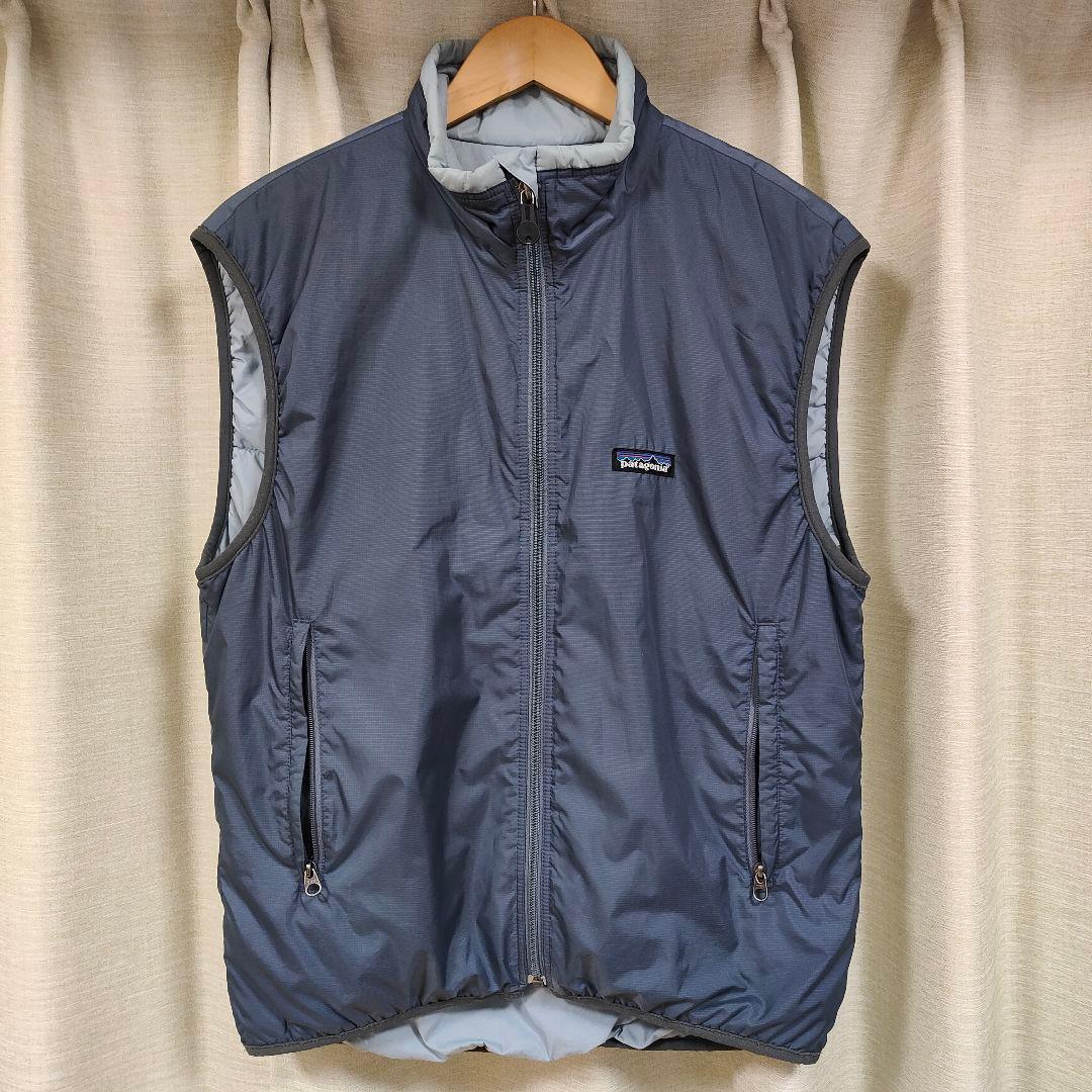 パタゴニア パフボールベスト S ブルーグレー 84015 00s - メルカリ