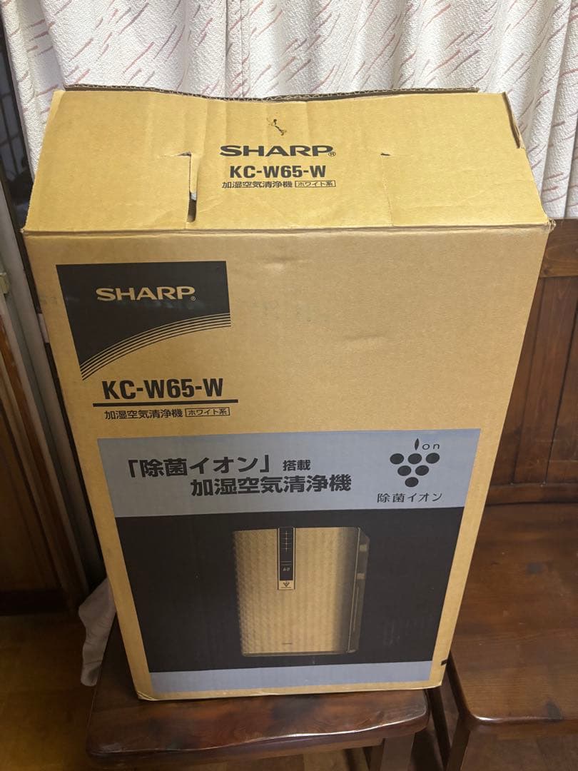 【ほぼ未使用品‼️】SHARP 空気清浄機 KC-W65-W ホワイト SHARP - シャープ KC-W65-W 加湿空気清浄機 クリスタルホワイト