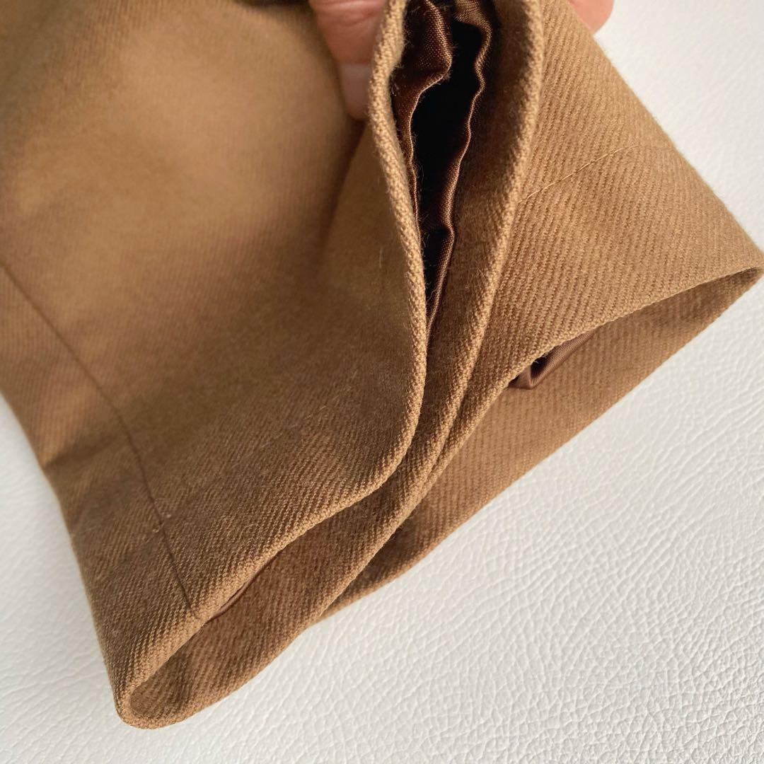 英国製/金ボタン】マッキントッシュ ウール ダブルコート 34 キャメル