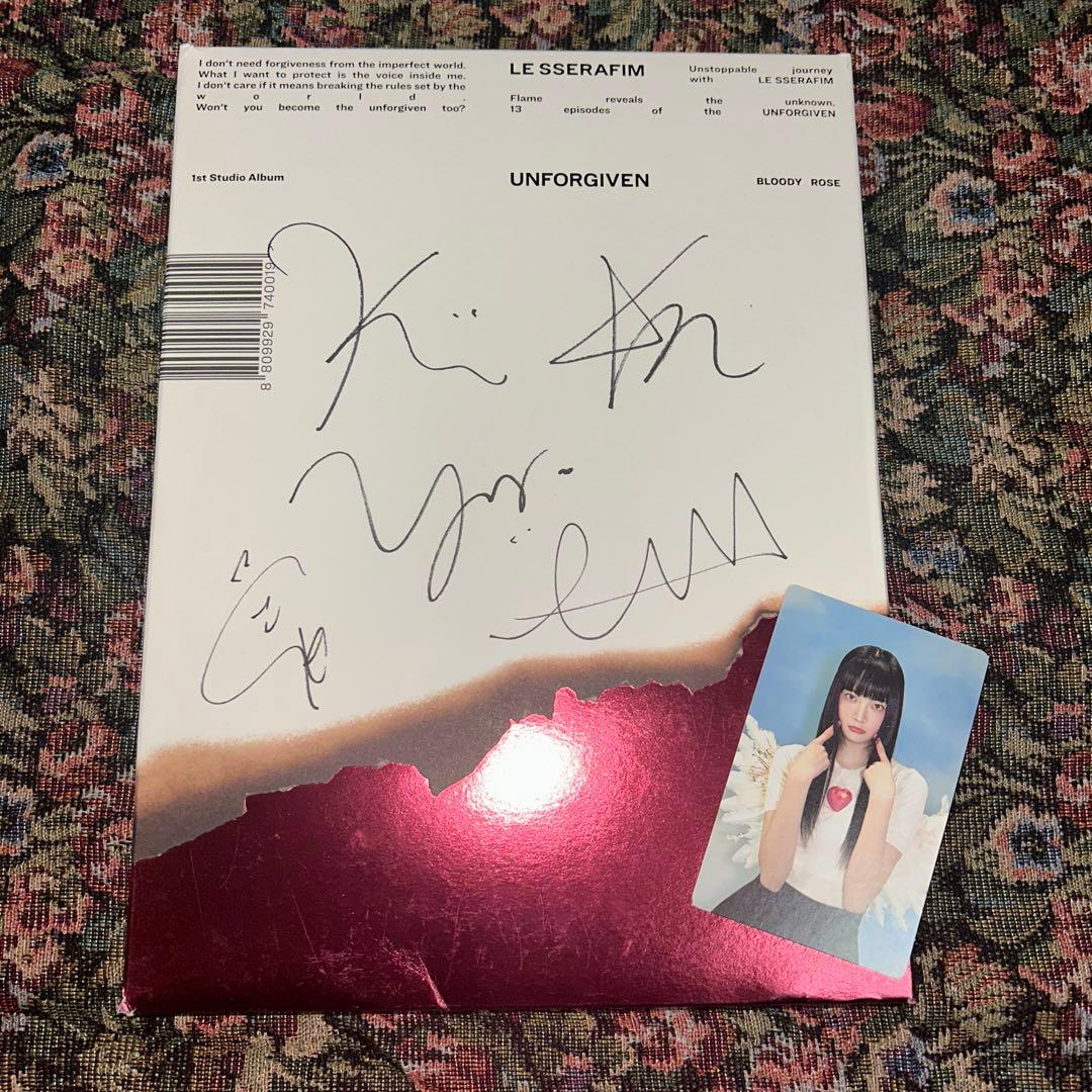 LE SSERAFIM 直筆サイン入りアルバム【値下げ】 - メルカリ