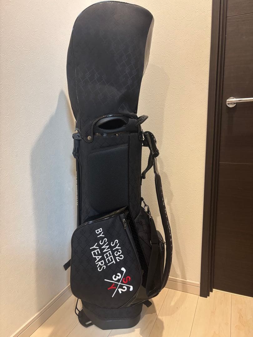 SY32 BY SWEET YEARS ゴルフバッグ ブラック SY32 by SWEET YEARS - NEOPRENE CART BAG | カートバッグ | ブラック