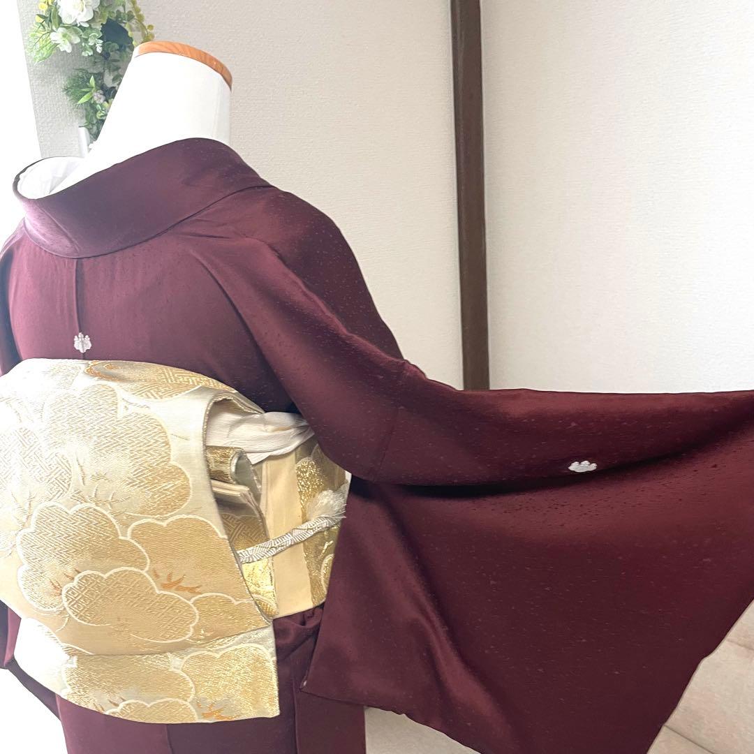 色留袖 親族 結婚式 披露宴 袋帯 セット 袷 着物 和装 ウェディング