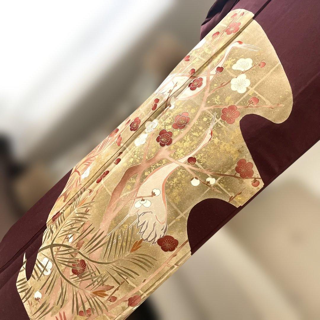 色留袖 親族 結婚式 披露宴 袋帯 セット 袷 着物 和装 ウェディング