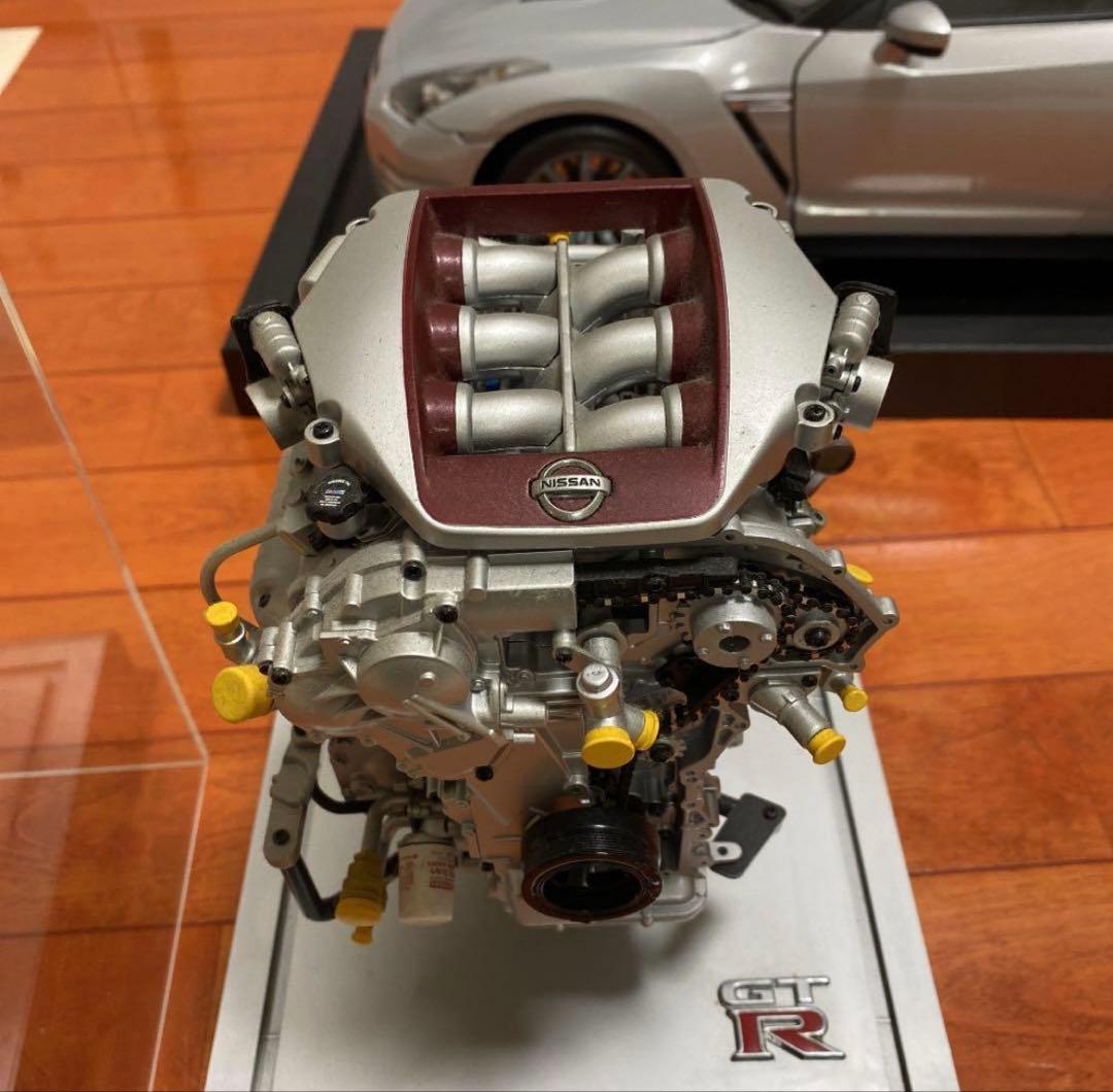 1/5 GT-R VR38DETTエンジン 1/24 GTR R35