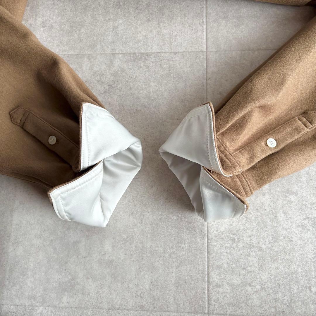 なちここ 様 CINOH WOOL JERSEY SHIRT ジャケット - メルカリ