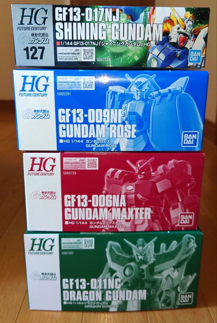 ＨＧＦＣ 1/144 機動武闘伝Gガンダムシリーズ 4箱セット　まとめ売り Yahoo!オークション -「機動武闘伝gガンダム」の落札相場・落札価格