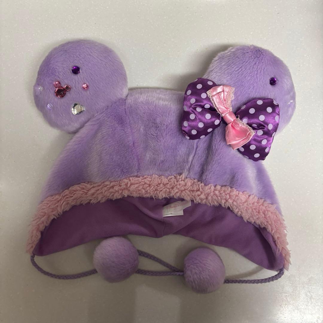 ディズニー ファンキャップ ミニー 紫 - メルカリ