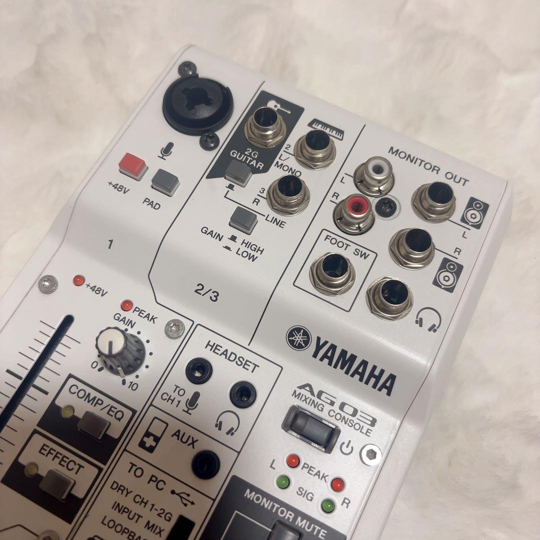 美品】YAMAHA AG03 ミキシングコンソール - メルカリ