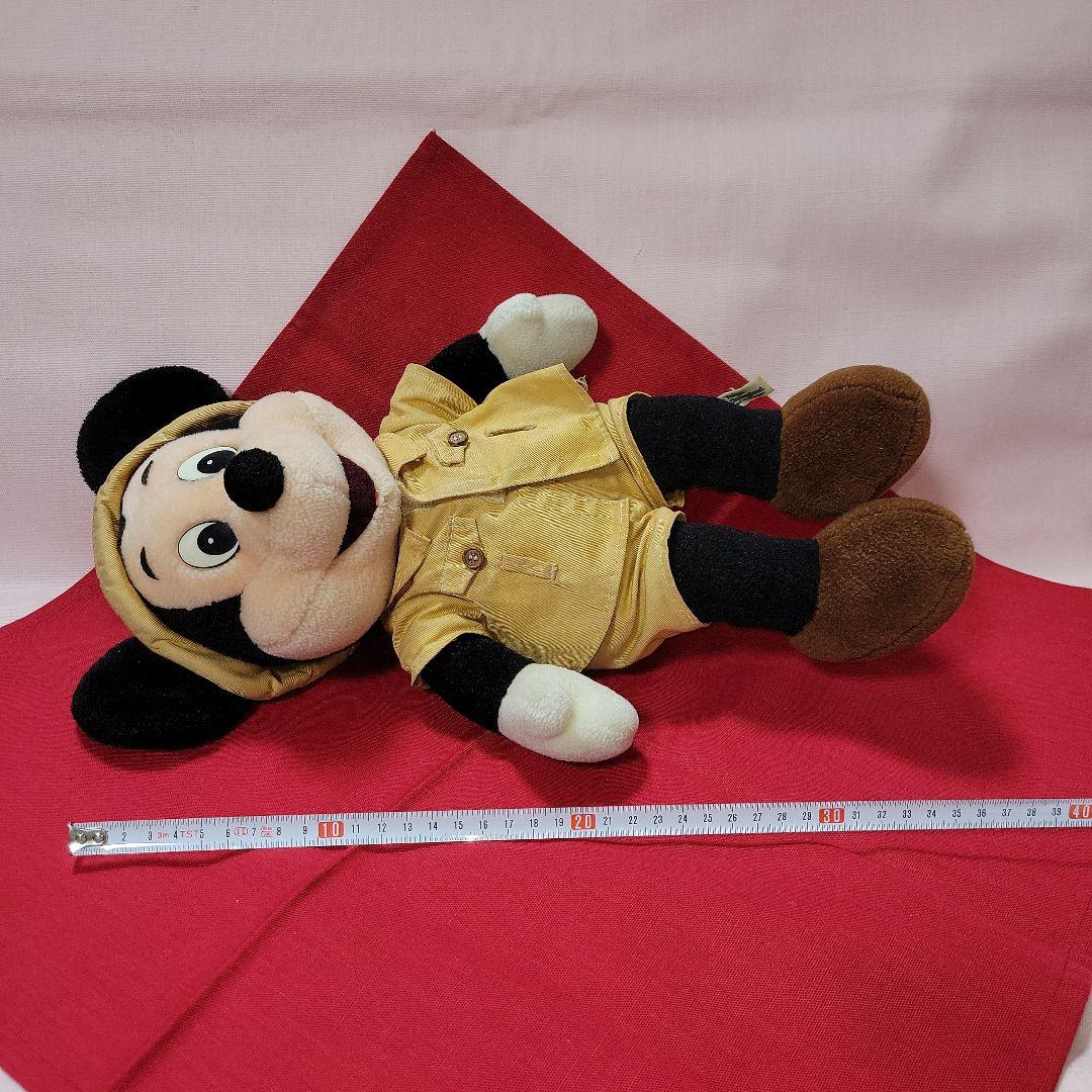 ミッキーマウス ぬいぐるみ レア サファリルック ディズニーランド