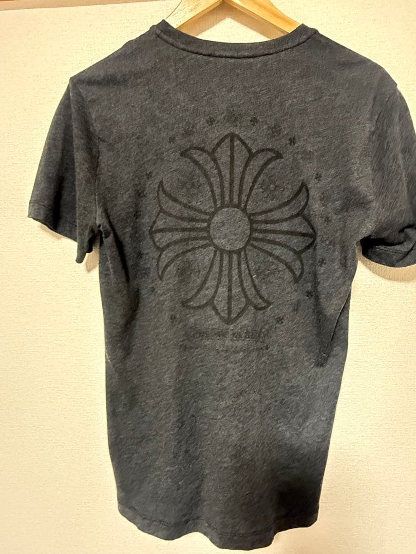 クロムハーツ ダークグレー ストライプ Tシャツ ※A22 グレー（灰色）系