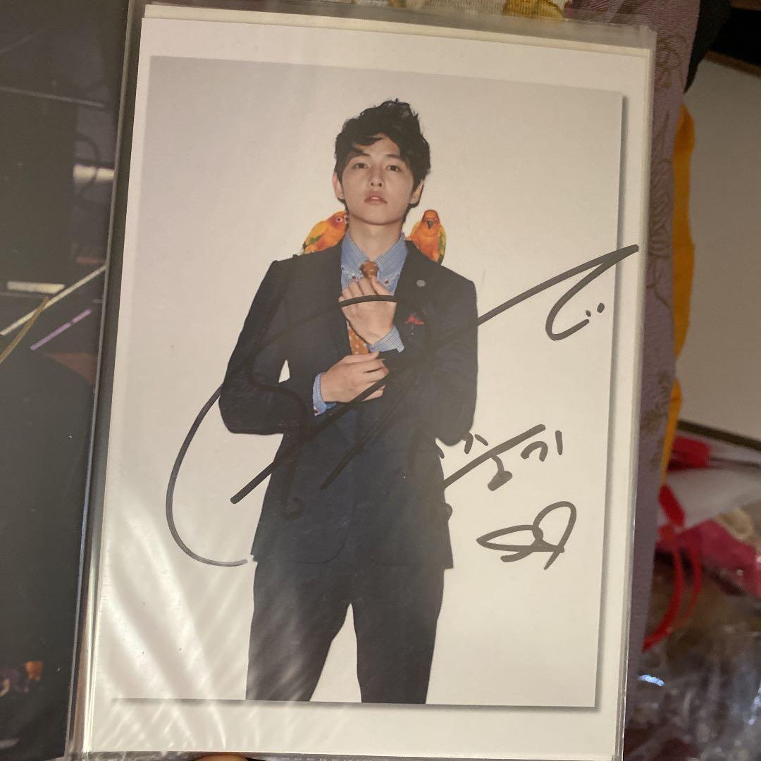 ソンジュンギ サイン　直筆　2L写真 終了しました】ソン・シギョン直筆サイン入りチェキを2名様に！応募は