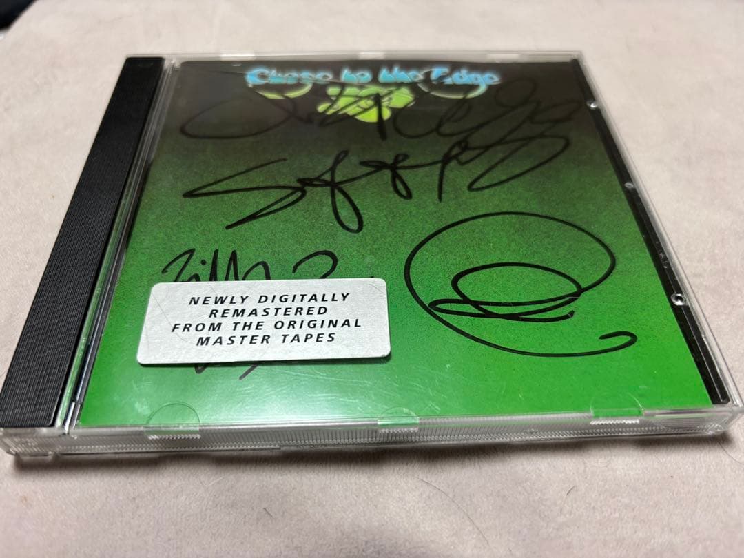 レア yes 直筆サインCD Jon Anderson Chris Squire - メルカリ