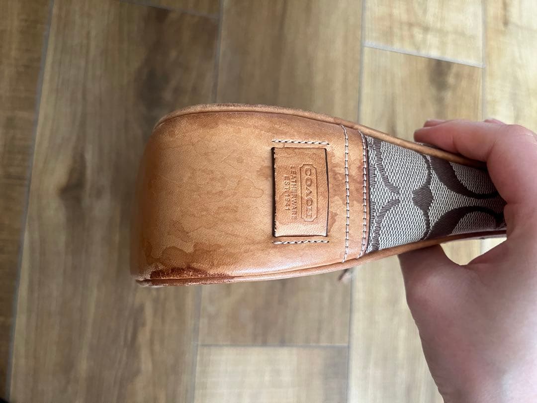 Y2K】COACH コーチ シグネチャーショルダーバッグ 6091 ジャンク