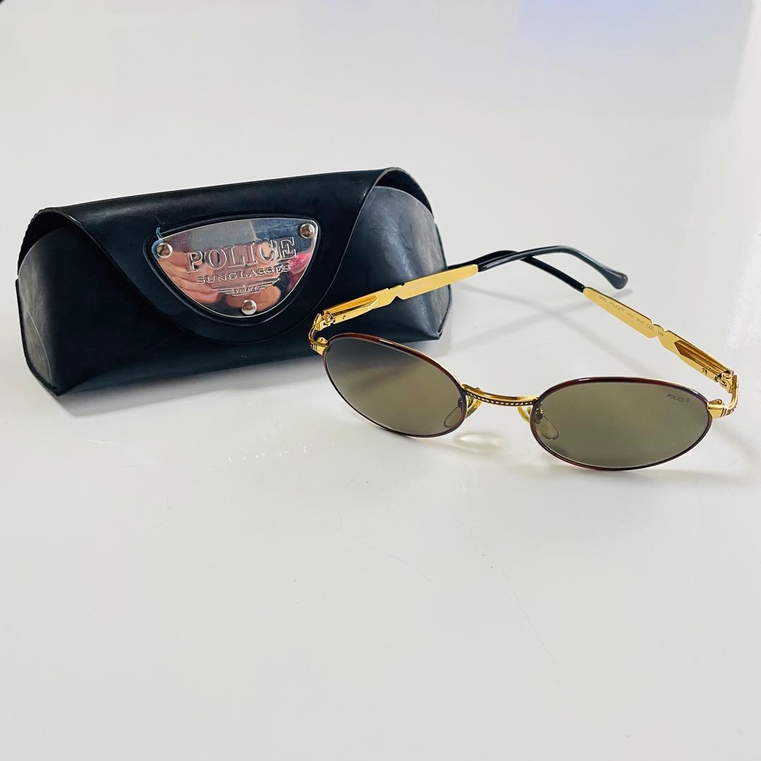 POLICE ポリス サングラス 2231 ケース付き 偏光 ゴールド 眼鏡 - メルカリ