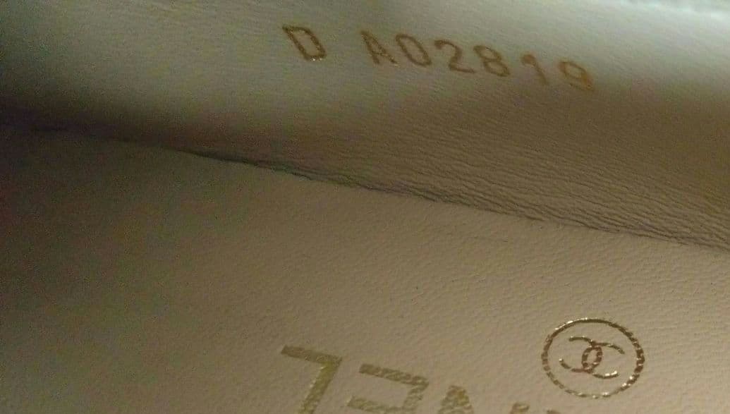 《美品》CHANEL　シャネル　ブラック フラット　バレエシューズ　36.5