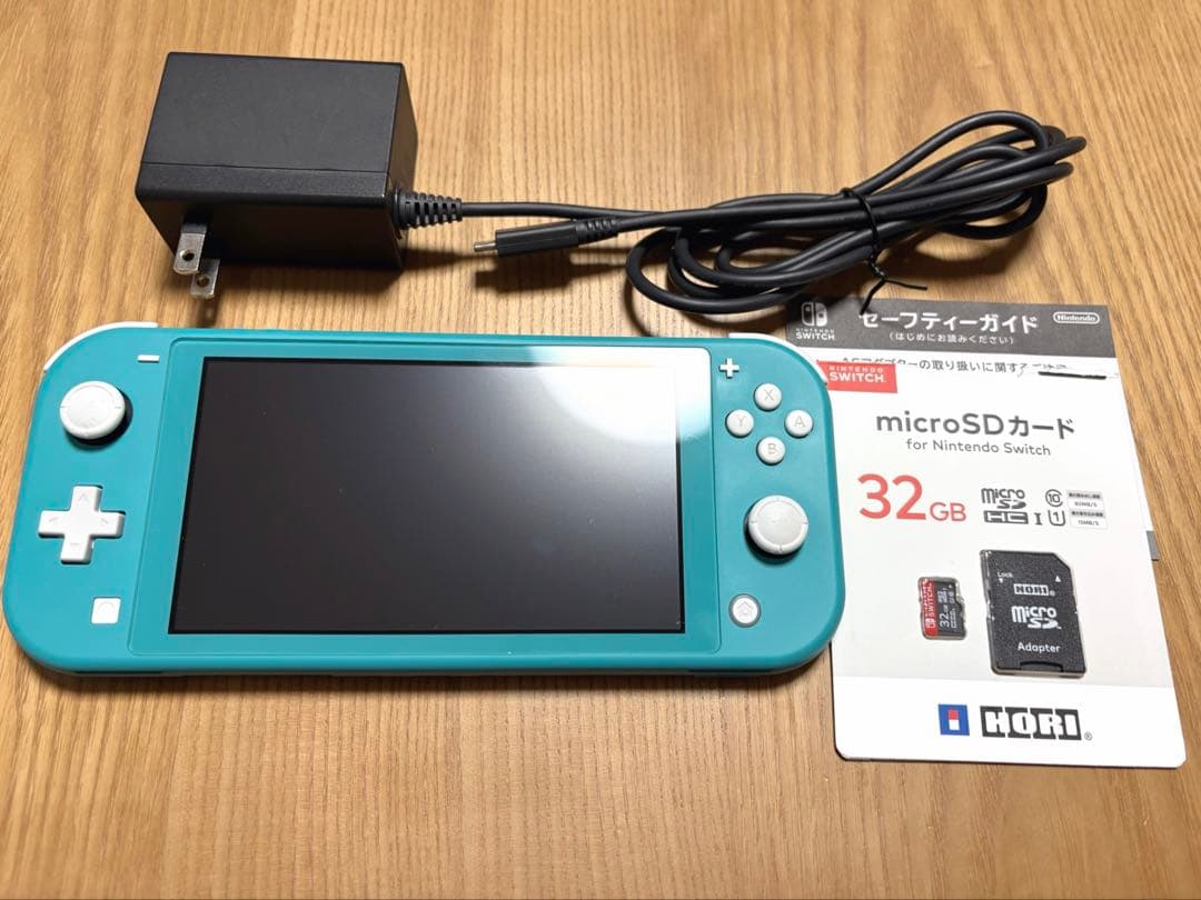 Nintendo Switch Lite ターコイズ 充電器 SDカード付き Nintendo Switch Lite 本体【 充電ケーブル付 】選べるカラー