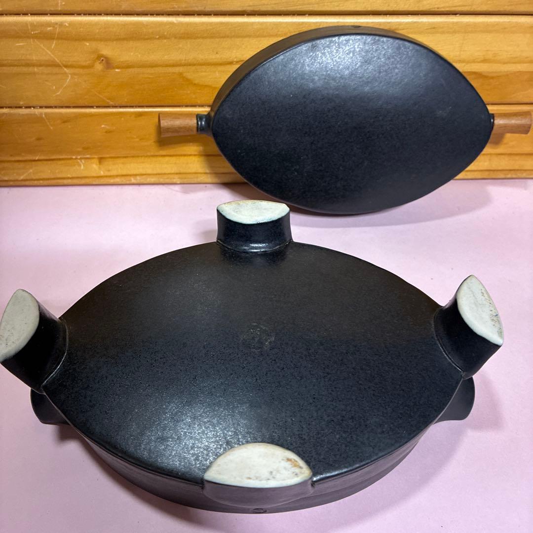 茶道具 喰籠 菓子器 蓋付き 陶芸品 脚付き 水色釉薬 - メルカリ