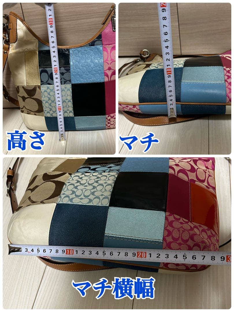 美品】COACH コーチ 2wayショルダーバッグ パッチワーク Y2K - メルカリ