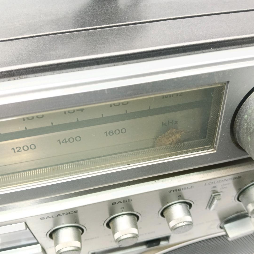 希少】HITACHI レトロ ラジカセ TRK-8600 ジャンク25-058