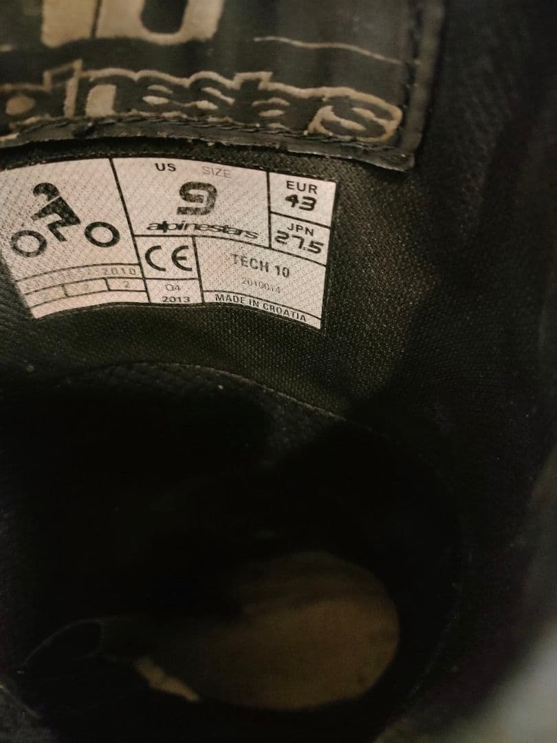 Alpinestars TECH10 オフロードブーツ 27.5cm