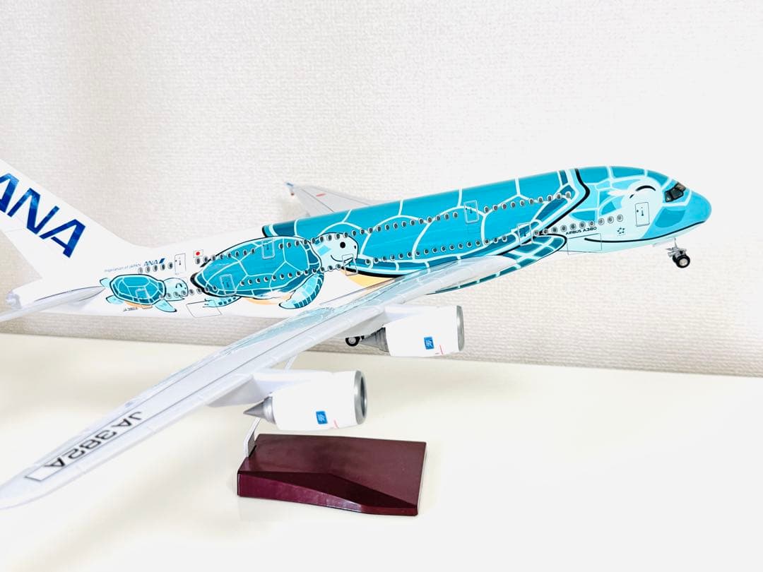 超レアANAエアバスA380大型モデル フライングホヌ3号機カイくん1/160