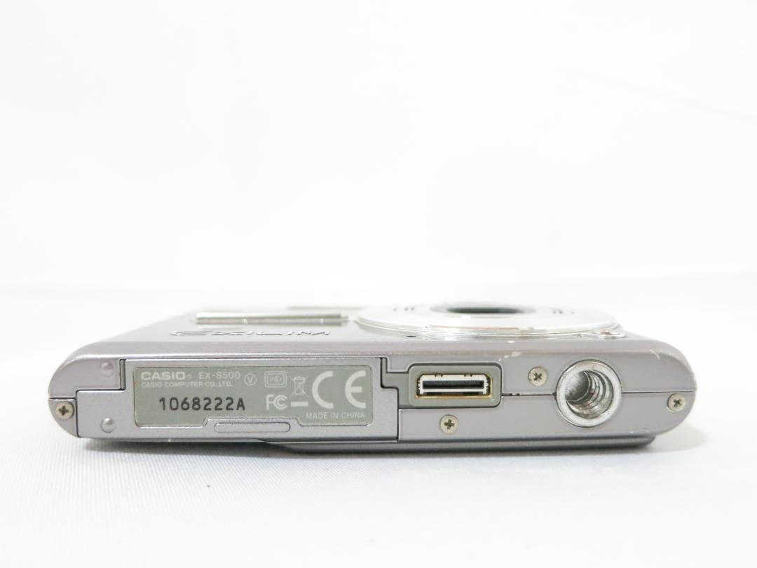 CASIO EXILIM コンパクトデジタルカメラ EX-S500 シルバー - メルカリ