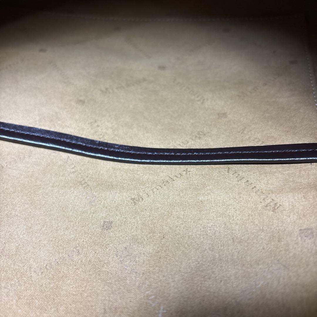 未使用 Mimalux 2way ブリーフケース 編み込み ビジネスバッグ 馬革