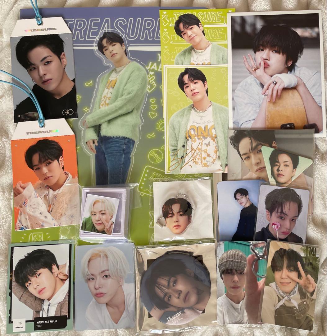 TREASURE ジェヒョク 顔アクキー 缶バッジ トレカ まとめ売り - メルカリ