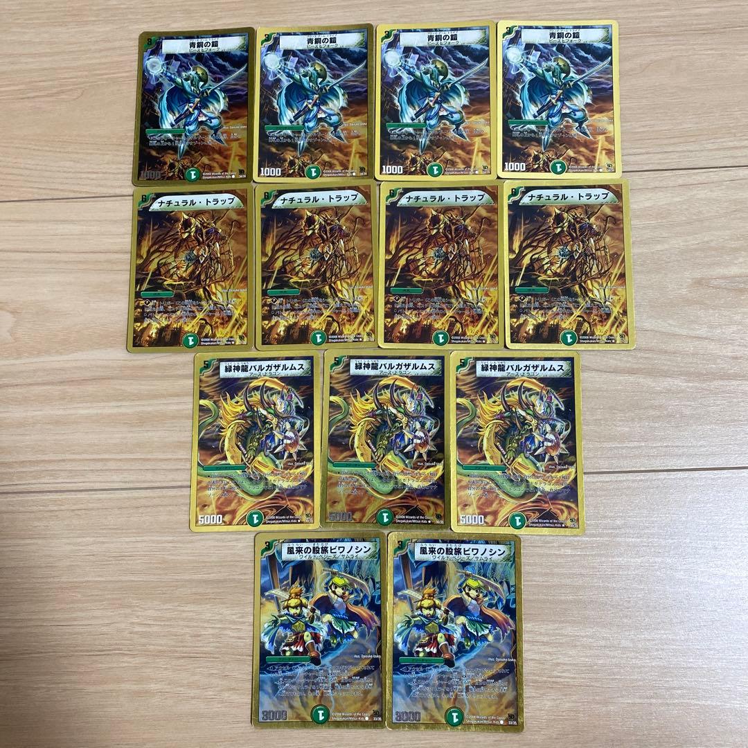 引退品】デュエルマスターズ 金枠 自然文明 まとめ売り 13枚 - メルカリ