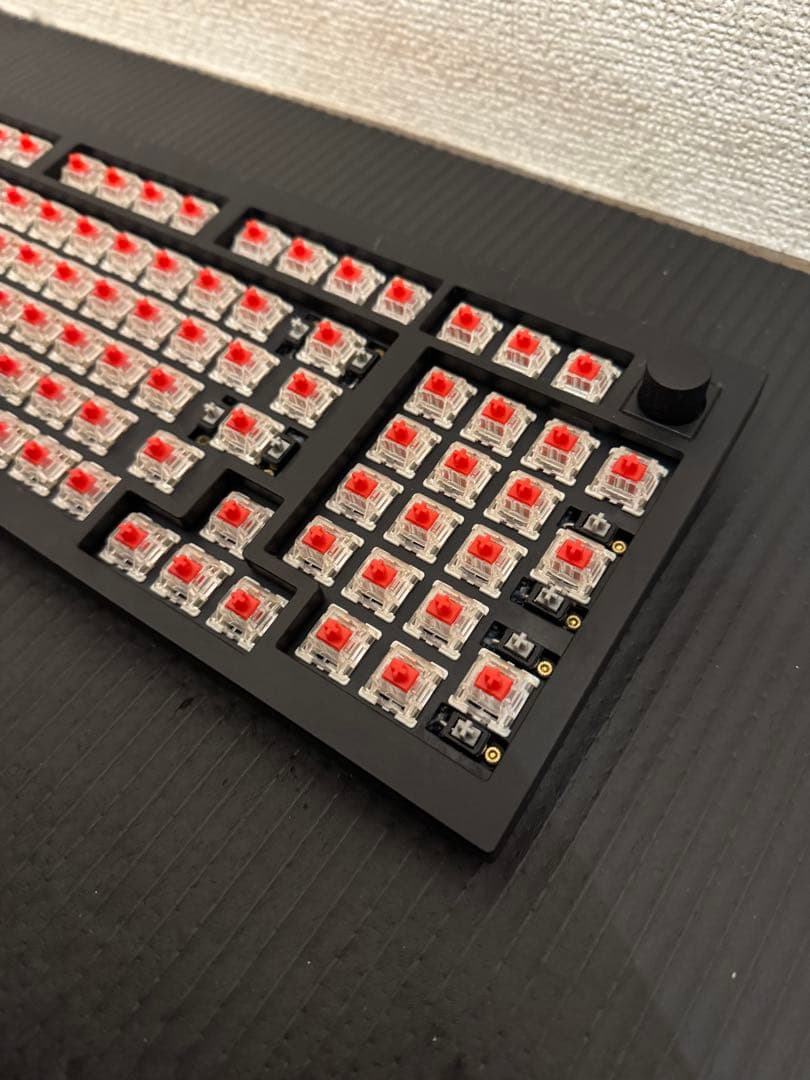 keychron q5 ノブ Gateron G Pro赤軸 us配列 - キーボード人気