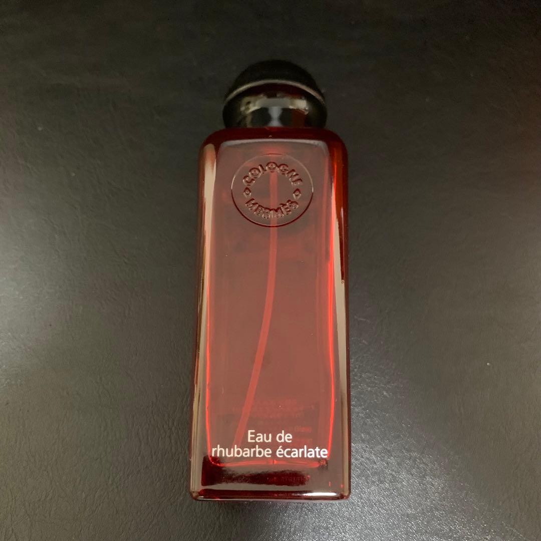 HERMES エルメス空瓶 エルメス空箱 香水 ルバーブエカルラット 100ml