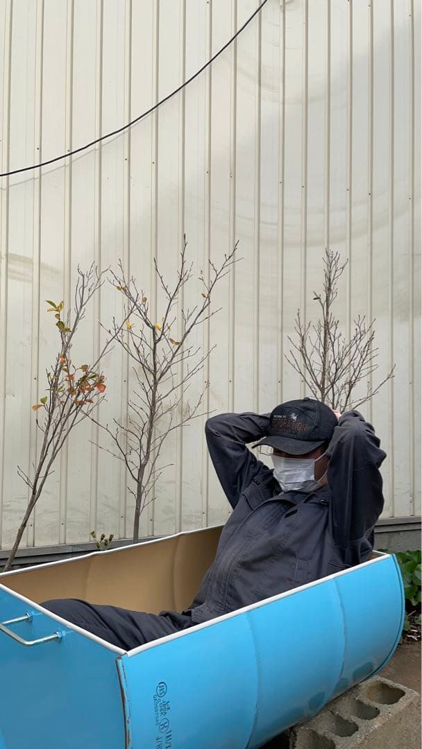 ドラム缶風呂 横置きタイプ すのこ付き 蓋あり - メルカリ