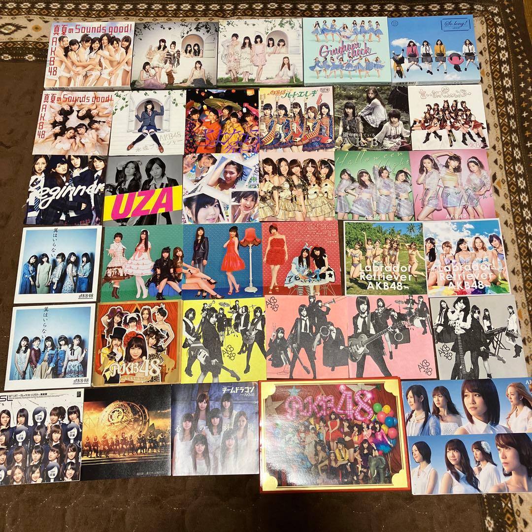 AKB48 グループ CD 約60枚セット おまけ 生写真 カード付 - メルカリ