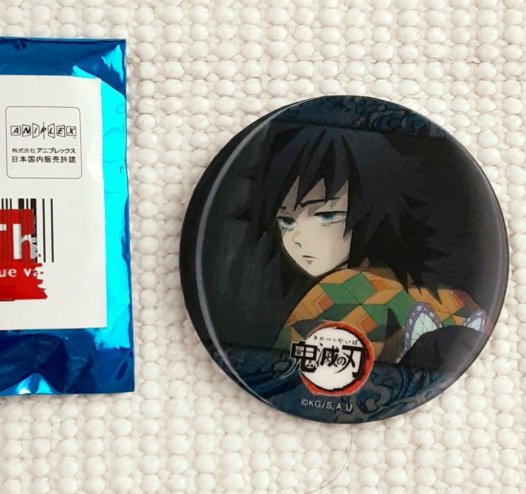 鬼滅の刃 柱カフェ アニメーション缶バッジ 義勇 - メルカリ