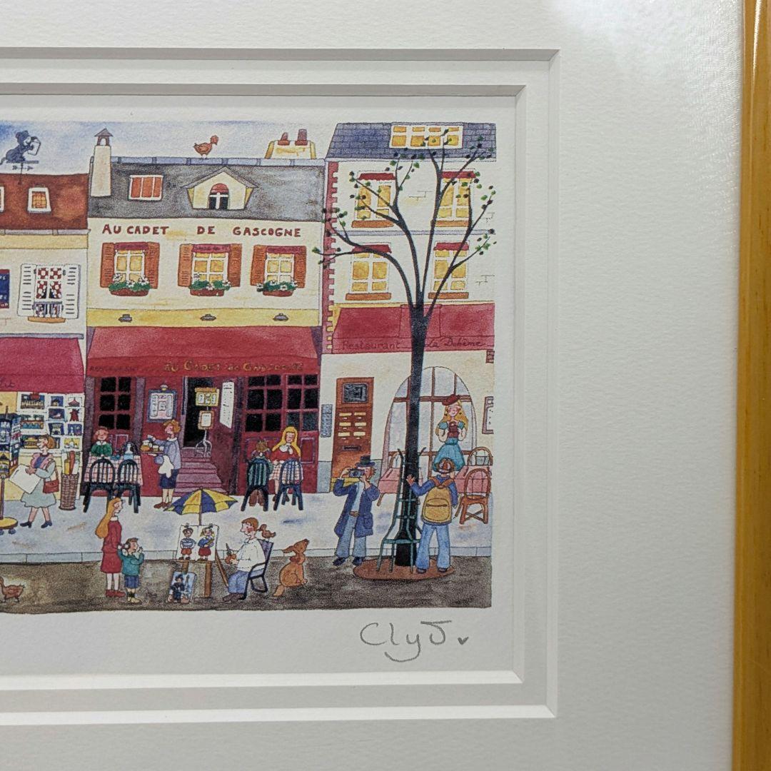 Clyv クリーブ 絵画 版画 フランス リトグラフ 限定品 直筆サイン入り