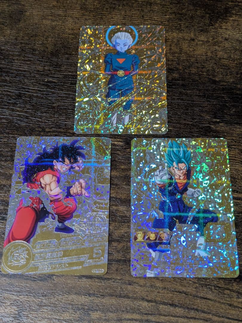 金箔ホログラム(ベジットブルー、大神官、ヤムチャ)セット SH1-SEC2 ベジット UR【歴代NO.1カードゲットキャンペーン】【金箔