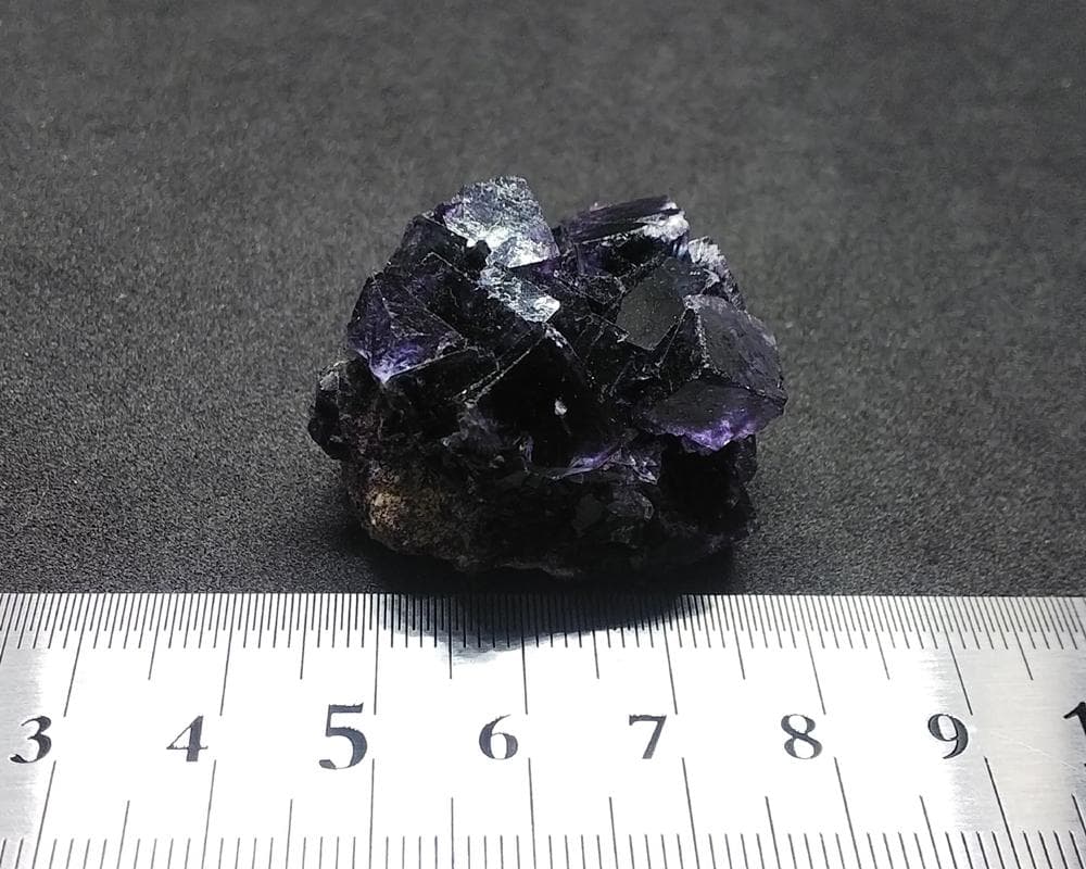 347 オコルス鉱山産 パープル ブルー フローライト - メルカリ