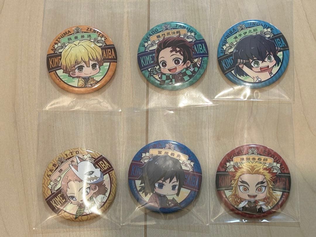 鬼滅の刃　成田アニメデッキ　紙飛行機ver　缶バッジ　6種　セット 成田アニメデッキ「鬼滅の刃」ポップアップイベントの詳細を公開