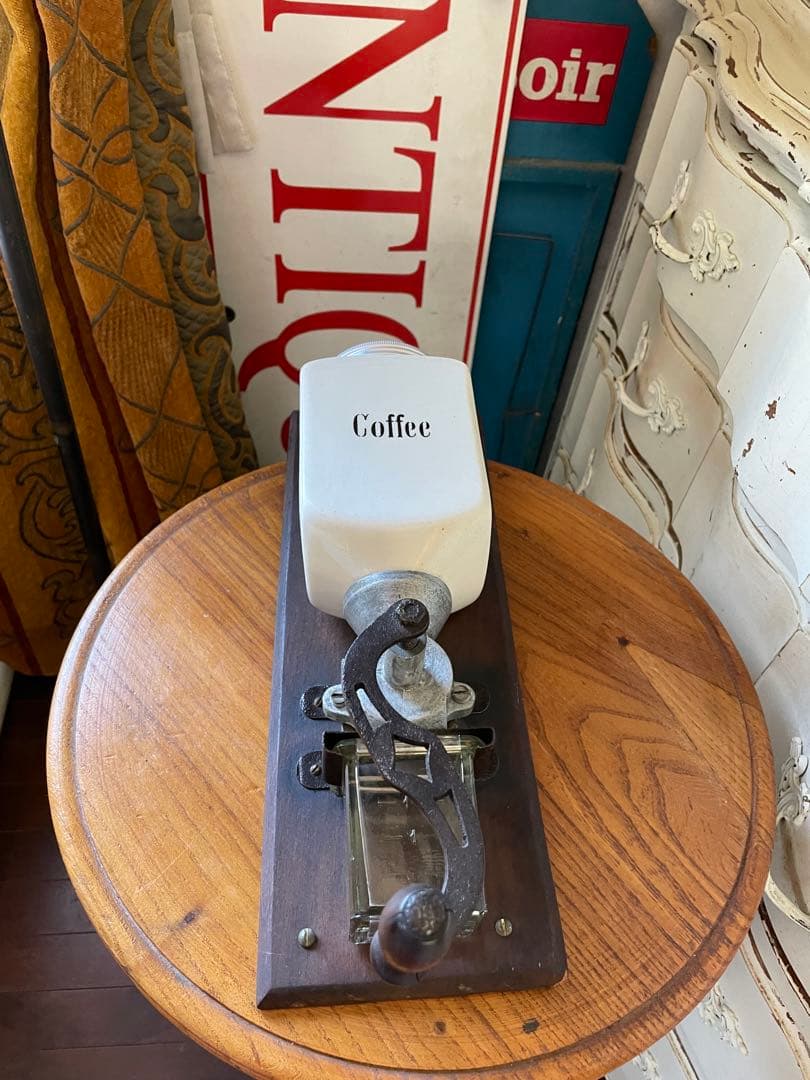 ミリカリ様専用アンティーク 壁掛け コーヒーミル グラインダー 陶器