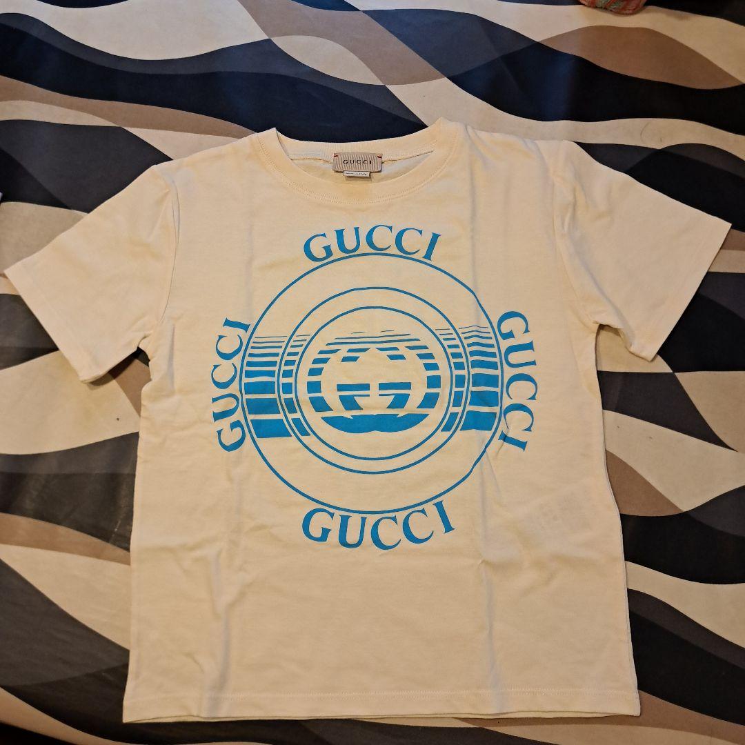 GUCCI ロゴプリント Tシャツ サイズ6 GUCCI グッチ ORIGINAL プリント オーバーサイズ ロゴ Tシャツ 616036
