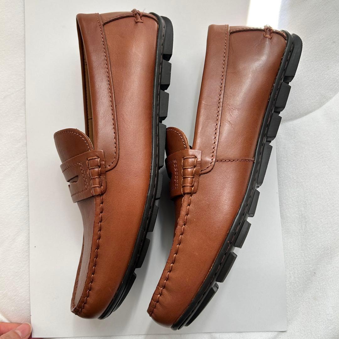 COACH 未使用 ローファー メンズ キャメルブラウン 26.0cm 8D - メルカリ